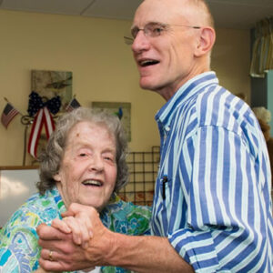 Windsor assisted living home resident dances