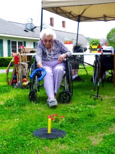 Senior living in Windsor hosts outdoor games for residents
