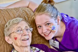 The bond between a resident and caregiver is strong