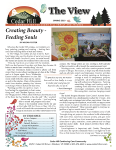 Cedar Hill Spring Newsletter 